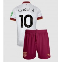 Dětský fotbalový dres West Ham United Lucas Paqueta #10 2024-25 Třetí Krátký Rukáv (+ trenýrky)